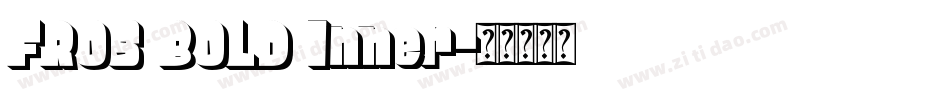 FROS BOLD Inner字体转换